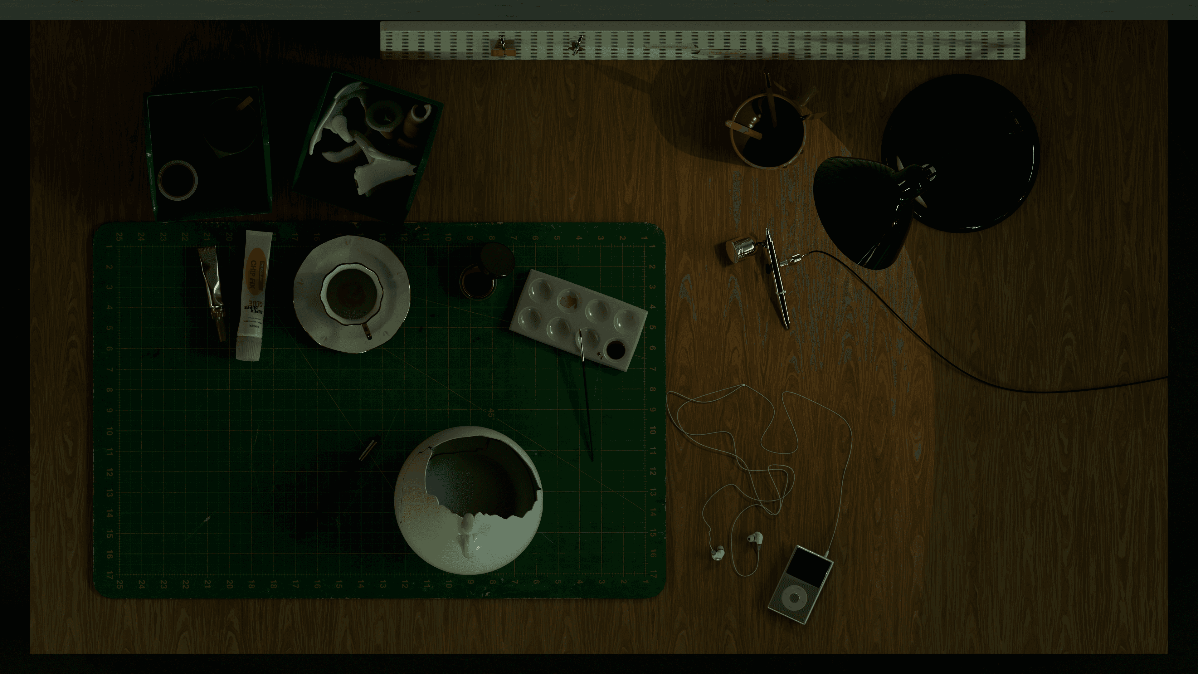porcelain repair scene